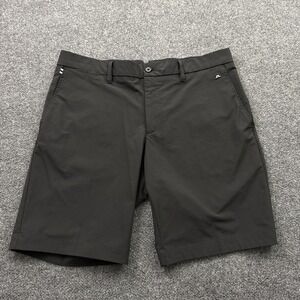 J.Lindeberg Micro Stretch Golf Shorts Mens 34 Black Performance Tech Athleisure